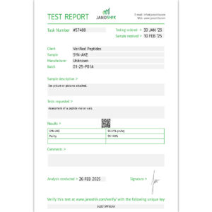 SYN-AKE Lab Test February 2025